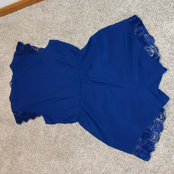 Francesca's Navy Blue Romper - Picture 5 of 5